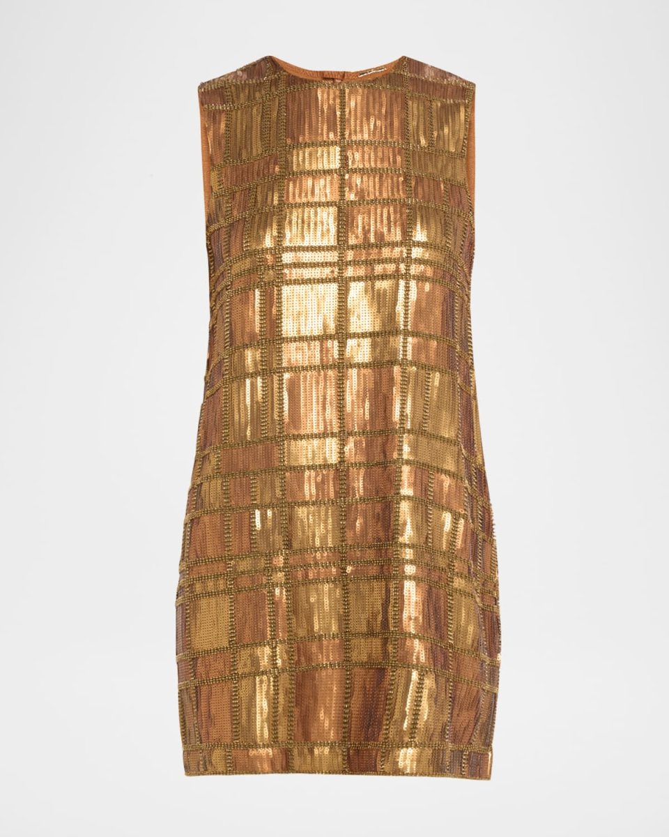Emani Sequined Mini Shift Dress